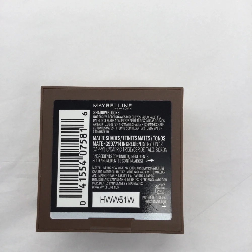 Maybeline Shadow blocks eyeshadow. New .